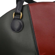 Hermes Vert Fonce Rouge H Box Calf Il de Veau Handbag 16 27  Circle:V 166300