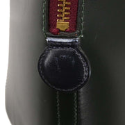 Hermes Vert Fonce Rouge H Box Calf Il de Veau Handbag 16 27  Circle:V 166300