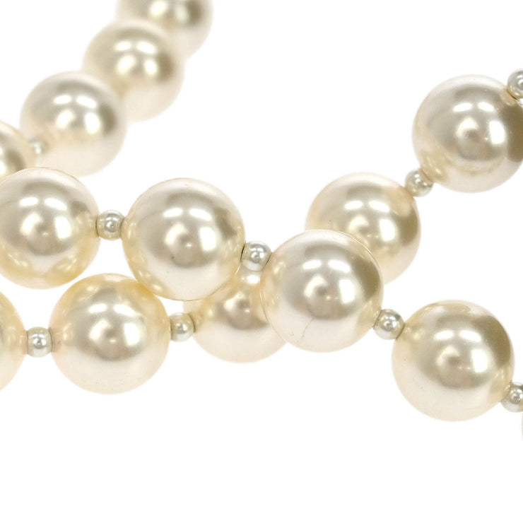 Chanel Black Lambskin Artificial Pearl Vanity Shoulder Bag 166305