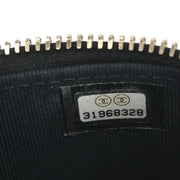 Chanel Black Lambskin Artificial Pearl Vanity Shoulder Bag 166305