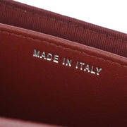 Chanel Bordeaux Calfskin WOC Wallet On Chain Shoulder Bag 166356