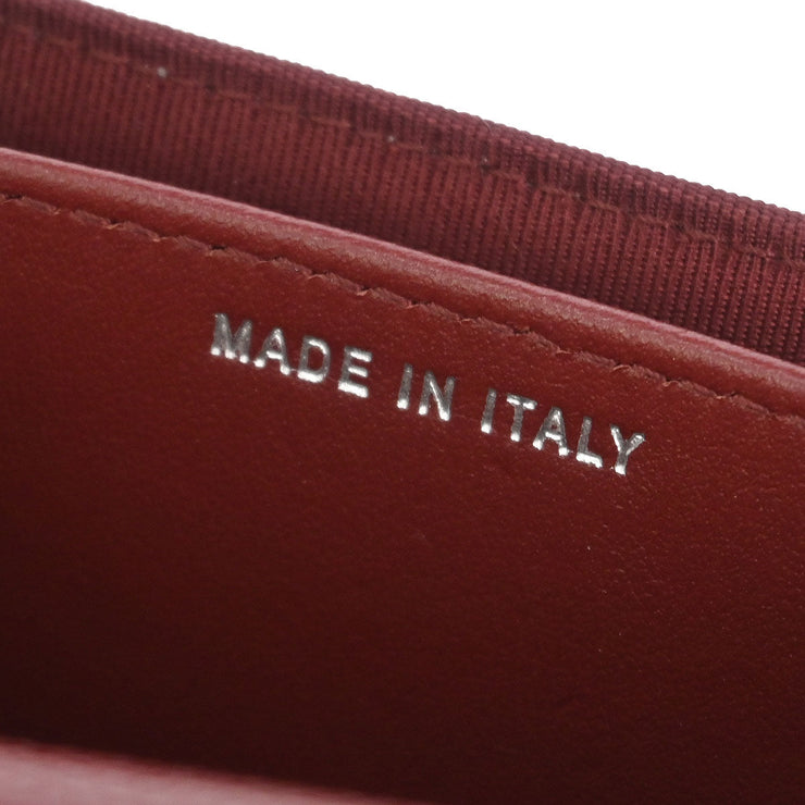 Chanel Bordeaux Calfskin WOC Wallet On Chain Shoulder Bag 166356