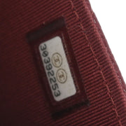 Chanel Bordeaux Calfskin WOC Wallet On Chain Shoulder Bag 166356