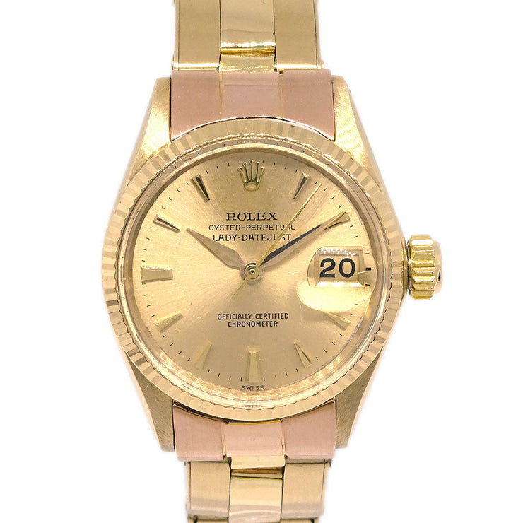 Rolex Oyster Perpetual Lady-Datejust 26mm Ref.6517 Self-winding Watch 18K 166403
