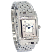 Jaeger Lecoultre Reverso Monoface Ref.265.8.08 Quartz Watch SS 166404