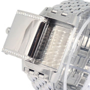 Jaeger Lecoultre Reverso Monoface Ref.265.8.08 Quartz Watch SS 166404