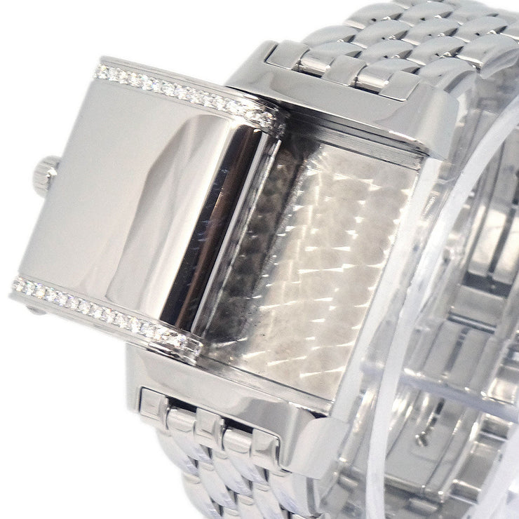 Jaeger Lecoultre Reverso Monoface Ref.265.8.08 Quartz Watch SS 166404