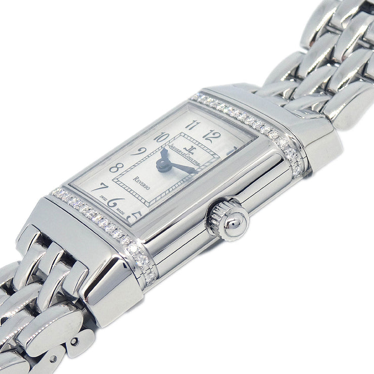 Jaeger Lecoultre Reverso Monoface Ref.265.8.08 Quartz Watch SS 166404