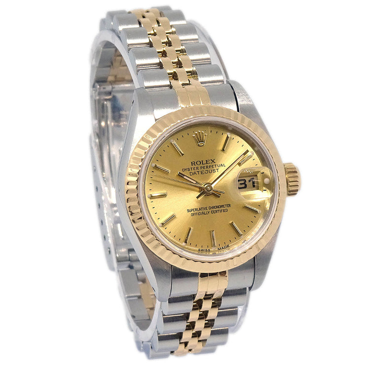 Rolex Oyster Perpetual Datejust 26mm Ref.69173 Self-winding Watch SS 18K 166406