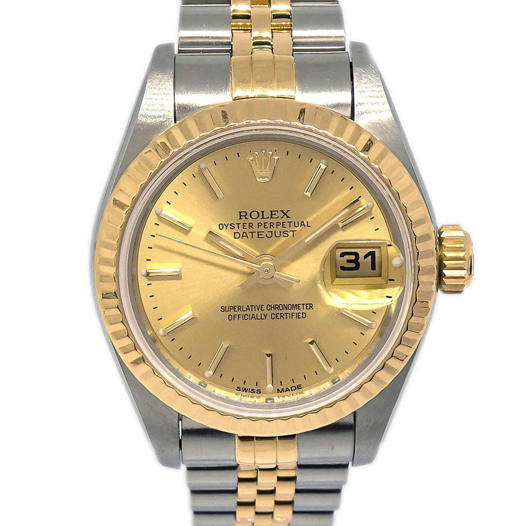 Rolex Oyster Perpetual Datejust 26mm Ref.69173 Self-winding Watch SS 18K 166406
