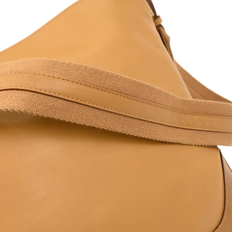 Gucci Brown Leather Bamboo 2way Handbag 001.4095 002058 166415