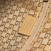 Gucci Brown Leather Bamboo 2way Handbag 001.4095 002058 166415