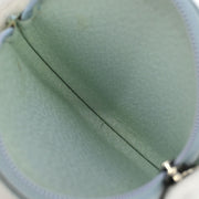 Bvlgari Light Blue Leather Coin Case Wallet LIMEET 166421