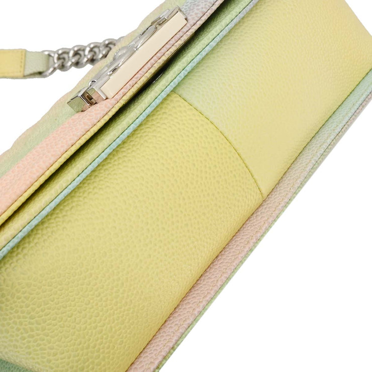 Boy Chanel Pastel Color Calfskin Medium Shoulder Bag 166426