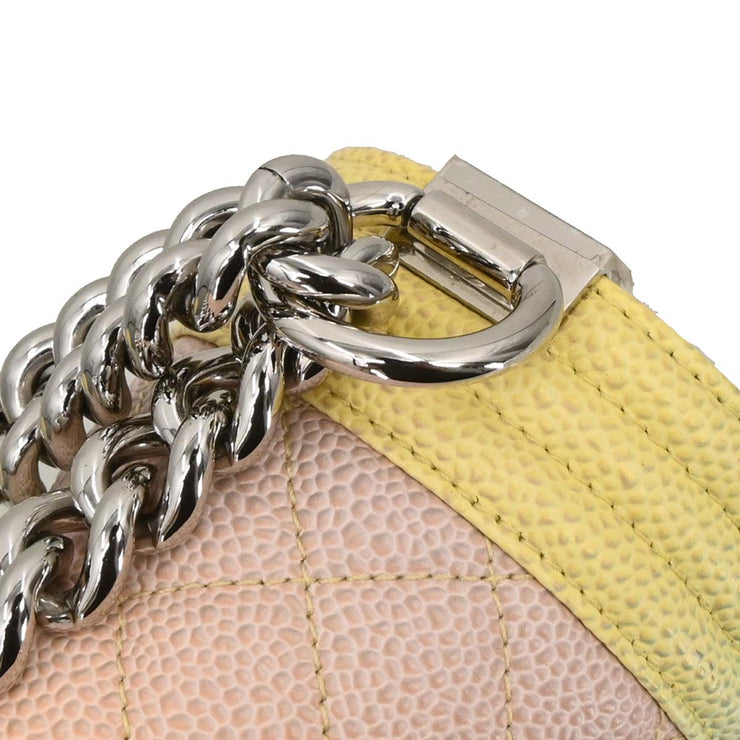 Boy Chanel Pastel Color Calfskin Medium Shoulder Bag 166426