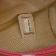 Chanel Pink Rattan Calfskin Small Gabrielle Shoulder Bag 166429