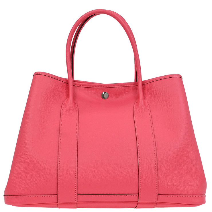 Hermes Rose Azalee Epsom Garden Party 36 PM Tote Handbag AMM009MF 166430