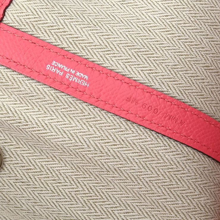 Hermes Rose Azalee Epsom Garden Party 36 PM Tote Handbag AMM009MF 166430