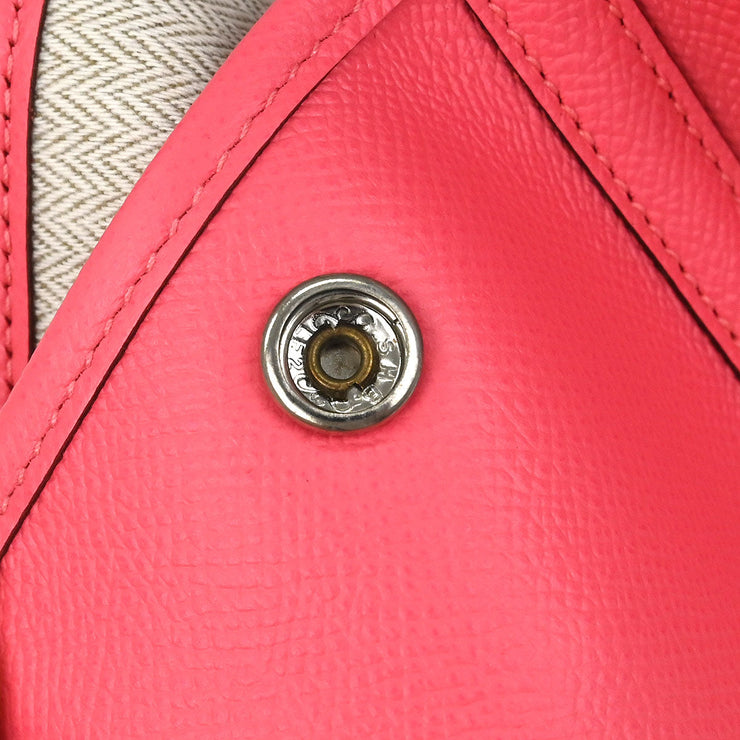 Hermes Rose Azalee Epsom Garden Party 36 PM Tote Handbag AMM009MF 166430