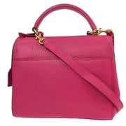 Saint Laurent Pink Leather Moujik 2way Handbag PTR355157.0614 166437