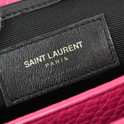 Saint Laurent Pink Leather Moujik 2way Handbag PTR355157.0614 166437