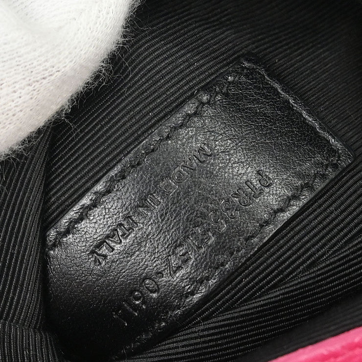 Saint Laurent Pink Leather Moujik 2way Handbag PTR355157.0614 166437