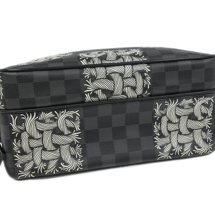 Louis Vuitton Damier Graphite Nile PM Shoulder Bag N41572 RI2155 166444