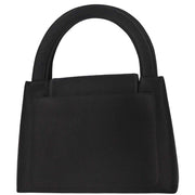 Chanel Black Satin Handbag 166502