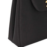 Chanel Black Satin Handbag 166502