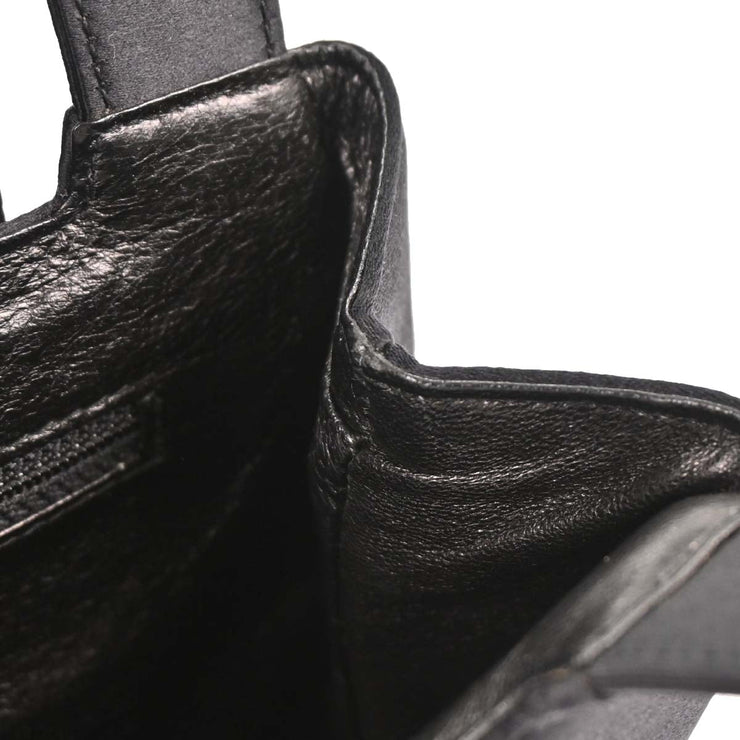 Chanel Black Satin Handbag 166502