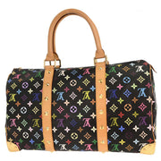 Louis Vuitton Black Monogram Multicolor Keepall 45 Handbag M92640 FL0033 166504