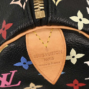 Louis Vuitton Black Monogram Multicolor Keepall 45 Handbag M92640 FL0033 166504