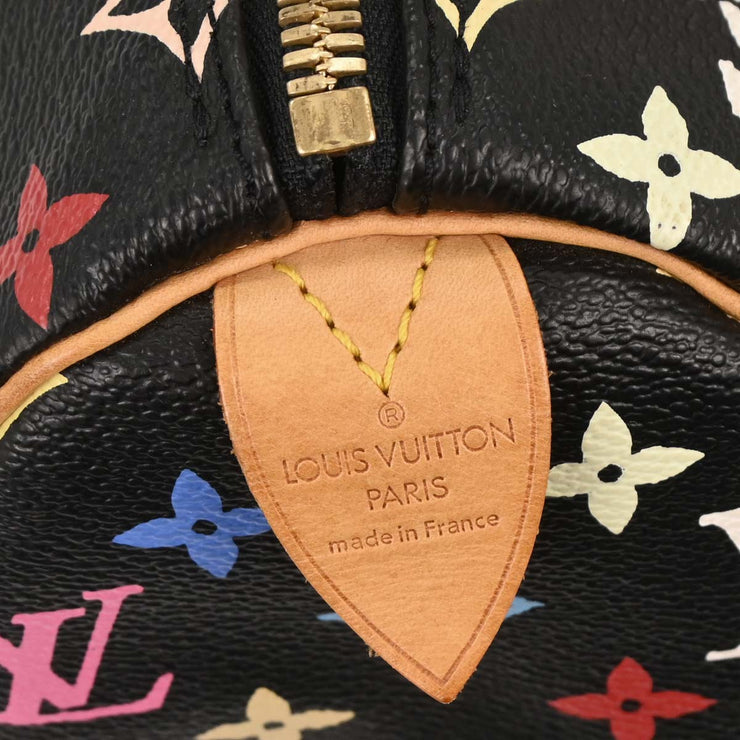 Louis Vuitton Black Monogram Multicolor Keepall 45 Handbag M92640 FL0033 166504