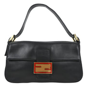 Fendi Black Leather Baguette Handbag 8BR600/D10/129/2579 166505