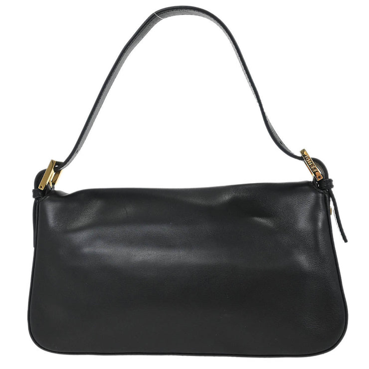 Fendi Black Leather Baguette Handbag 8BR600/D10/129/2579 166505