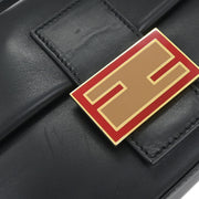 Fendi Black Leather Baguette Handbag 8BR600/D10/129/2579 166505