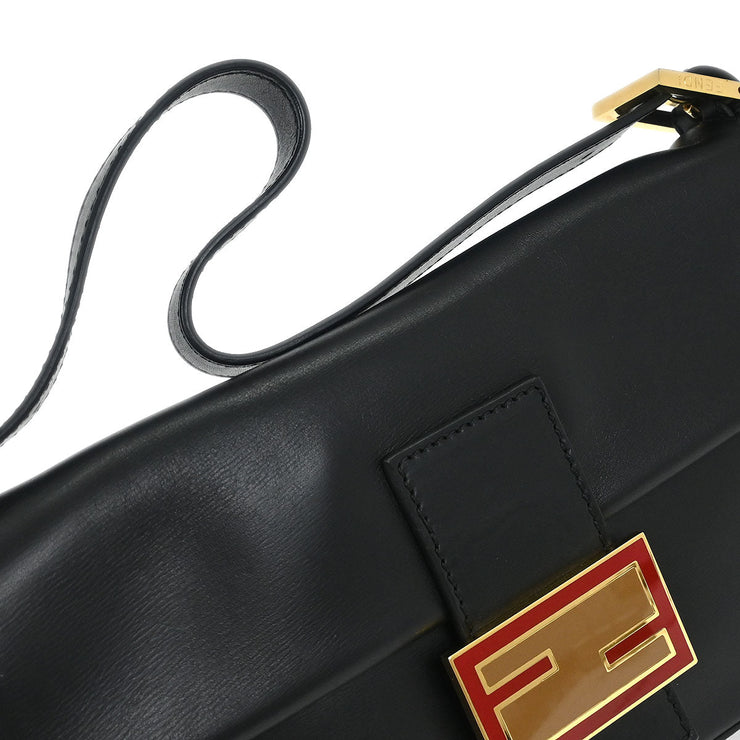Fendi Black Leather Baguette Handbag 8BR600/D10/129/2579 166505