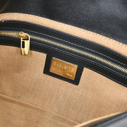 Fendi Black Leather Baguette Handbag 8BR600/D10/129/2579 166505