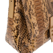 Fendi Brown Python Mamma Baguette Handbag 166507