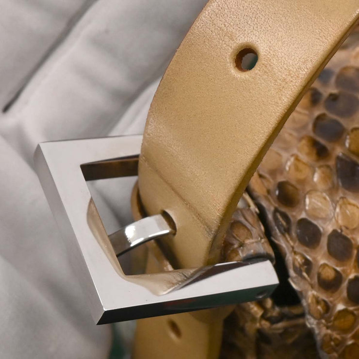 Fendi Brown Python Mamma Baguette Handbag 166507