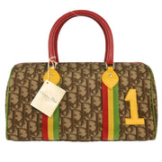 Christian Dior Brown Rasta-Color Trotter Handbag 05-MA-0034 166508