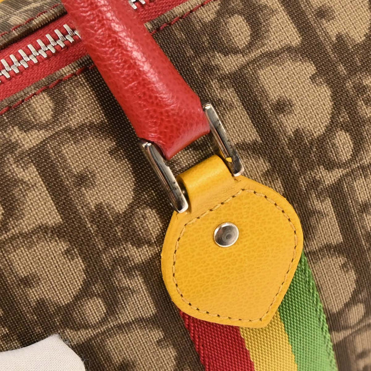 Christian Dior Brown Rasta-Color Trotter Handbag 05-MA-0034 166508