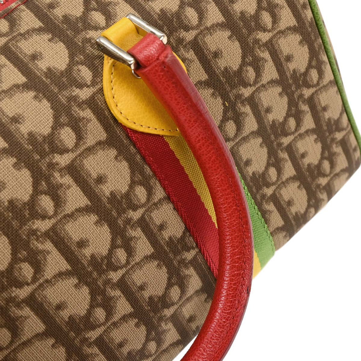 Christian Dior Brown Rasta-Color Trotter Handbag 05-MA-0034 166508