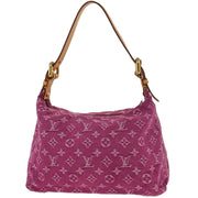 Louis Vuitton Pink Monogram Denim Baggy PM Shoulder Bag M95212 166510