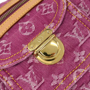 Louis Vuitton Pink Monogram Denim Baggy PM Shoulder Bag M95212 166510