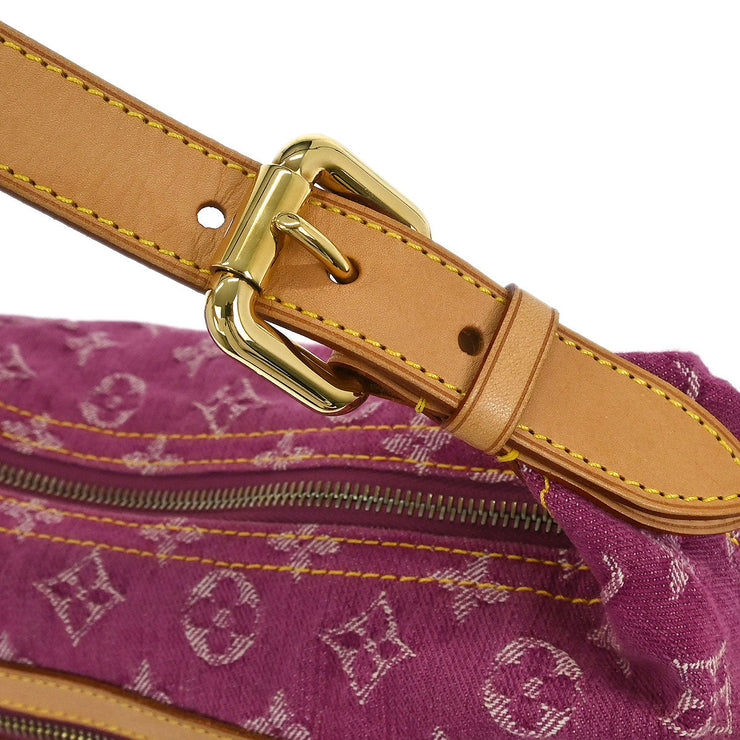 Louis Vuitton Pink Monogram Denim Baggy PM Shoulder Bag M95212 166510