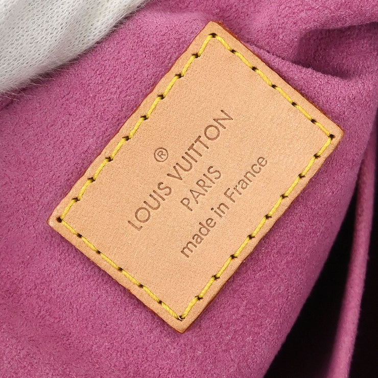 Louis Vuitton Pink Monogram Denim Baggy PM Shoulder Bag M95212 166510