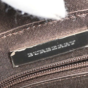 Burberry Beige Canvas Burberry Check Tote Handbag 166521