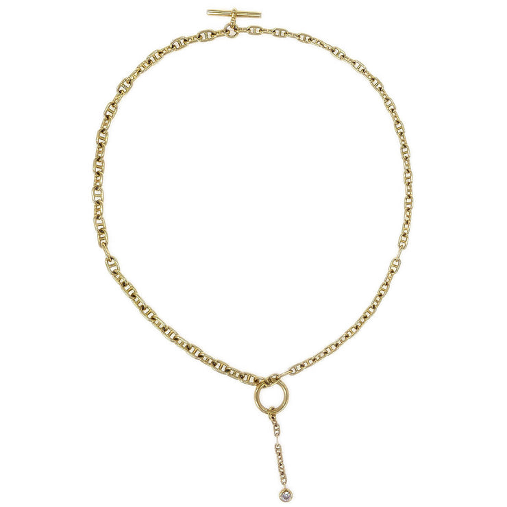 Hermes Chaine d'Ancre Double Chain Bracelet 15G026446 Au750 Diamond 166525
