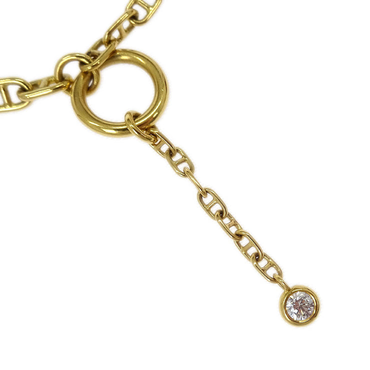 Hermes Chaine d'Ancre Double Chain Bracelet 15G026446 Au750 Diamond 166525